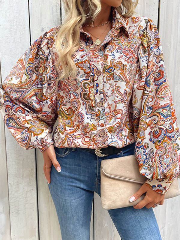 Melitta New Women's Long-Sleeved Design Sense Loose Shirt