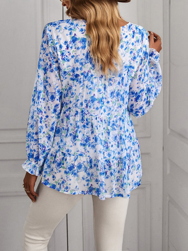 Lucienne Women's Boho Casual Vacation Loose Top