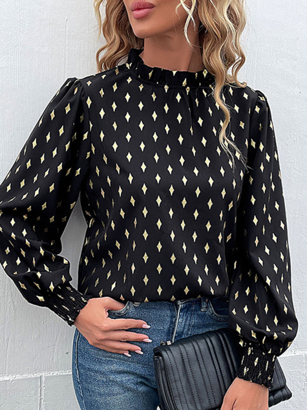 Merida New Fashion Women's Long Sleeve Bronzing Shirt