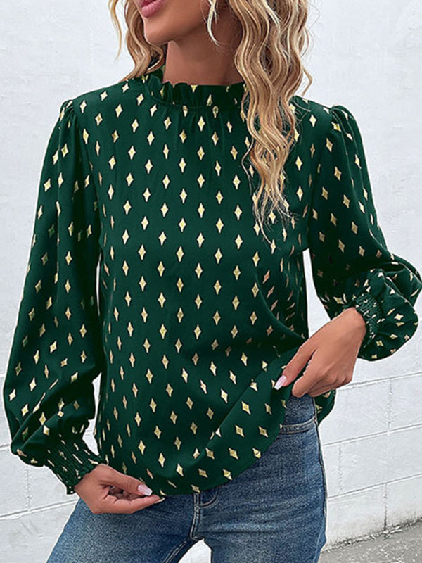 Merida New Fashion Women's Long Sleeve Bronzing Shirt