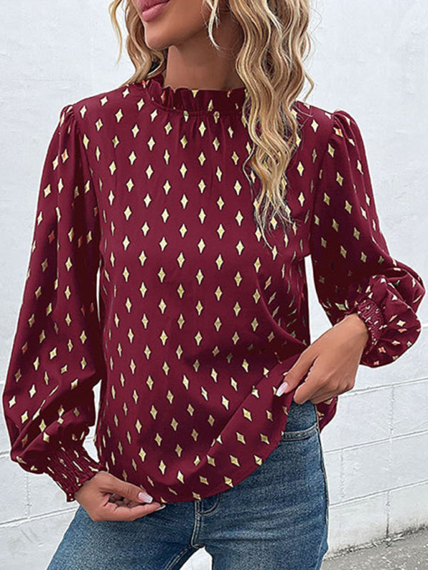 Merida New Fashion Women's Long Sleeve Bronzing Shirt