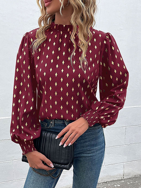 Merida New Fashion Women's Long Sleeve Bronzing Shirt