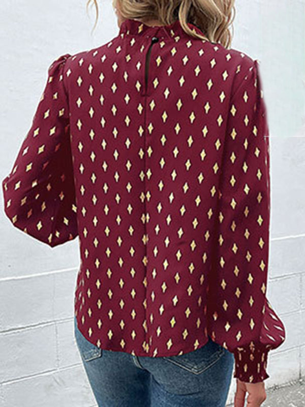 Merida New Fashion Women's Long Sleeve Bronzing Shirt