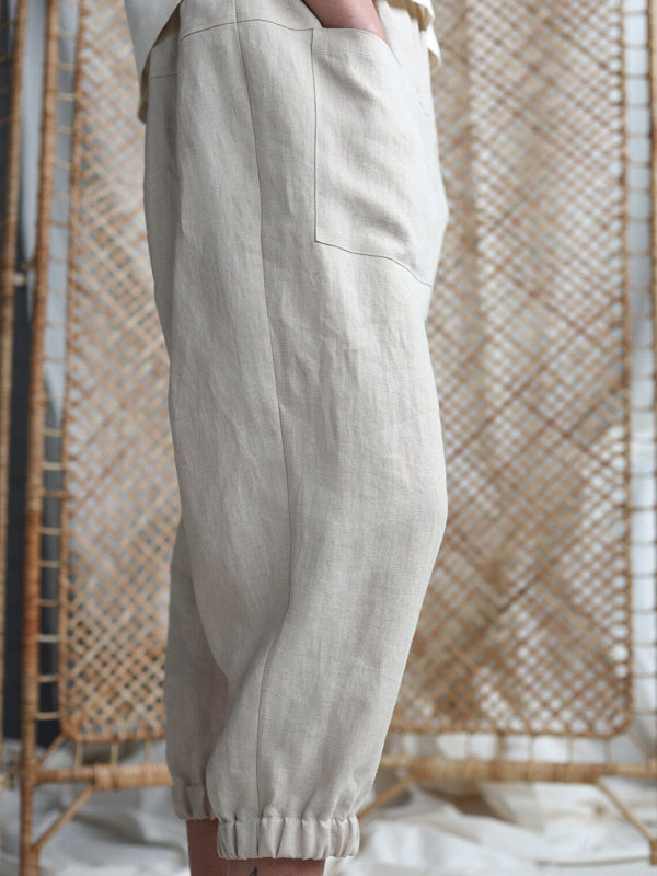 Camila New style loose pocket casual pants