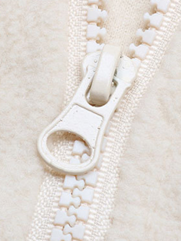 Precious Women's Short Solid Color Polar Fleece Jacket