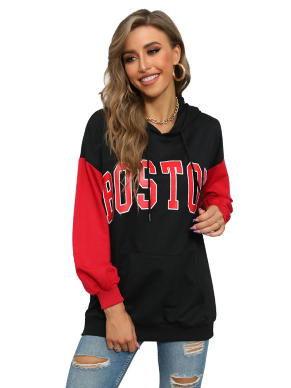 Debbie Women's Autumn Winter Alphabet Hoodie