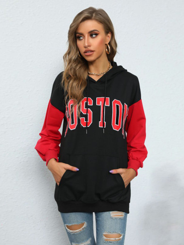 Debbie Women's Autumn Winter Alphabet Hoodie