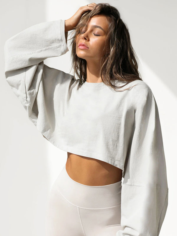 Antonia Women's Loose Round Neck High Waist Sweatshirt