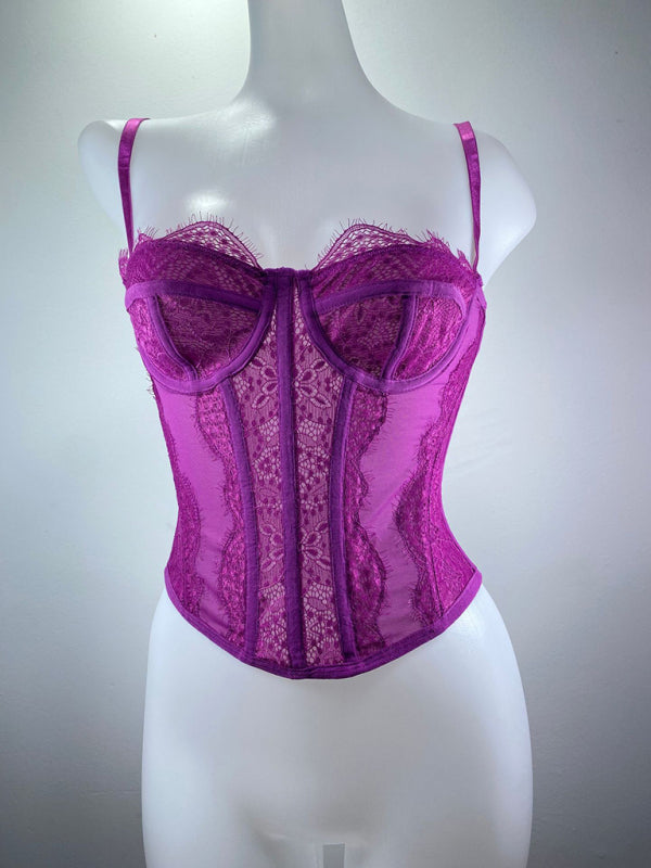 Noelle New Style Lace Embroidered Fishbone Sexy Tube Top Suspender Hollow Backless Outer Bra