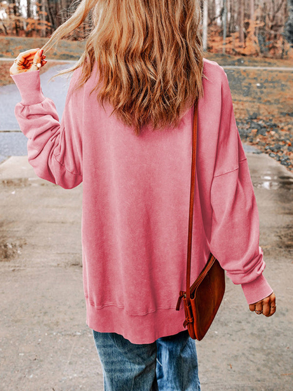Raelynn Oversized Casual Loose Fit Pullover Top