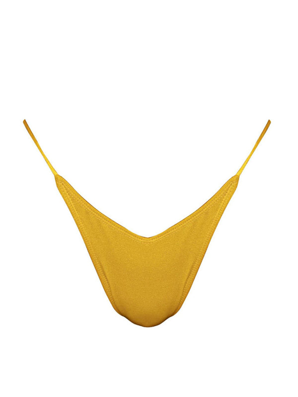 Jordyn New Women's Solid Color Strappy Sexy Two-Piece Bikini