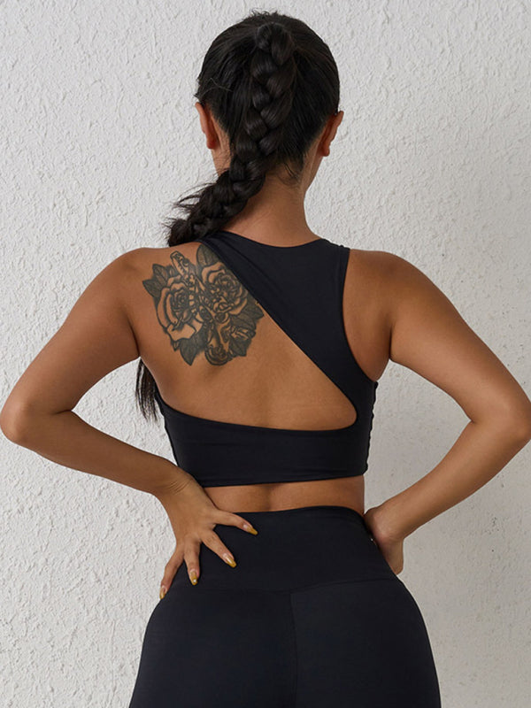 Giana New Beautiful Back Sports Bra Shock-Proof Yoga Running High-Intensity Sports Vest