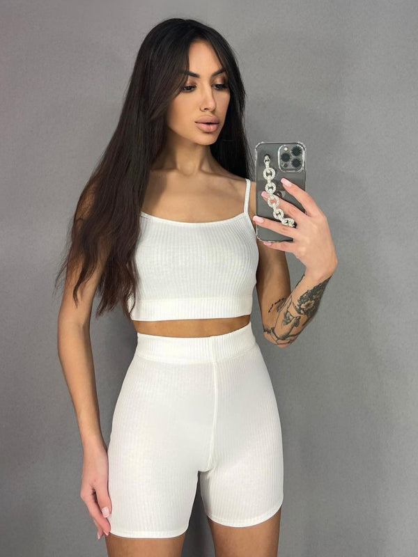 Denver Sexy Suspender Shorts Fashion Suit Yoga Sports Suit