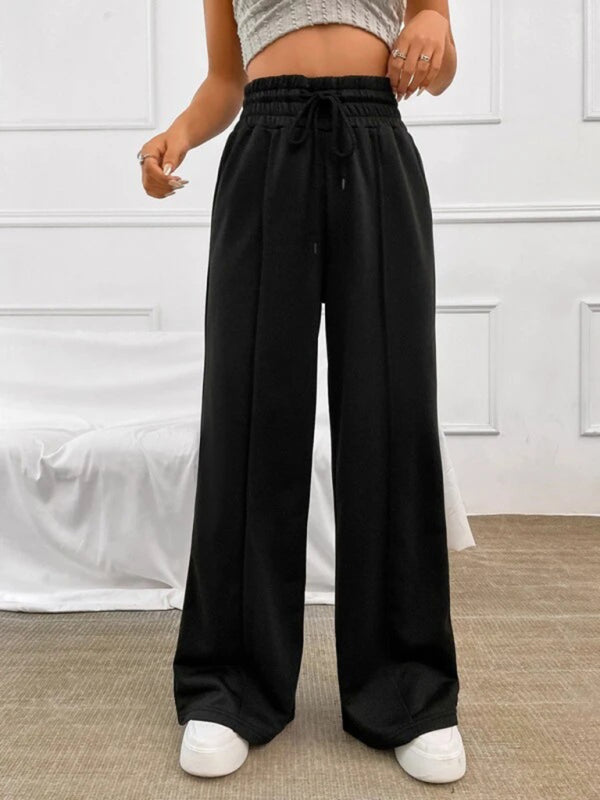 Mae New Straight Leg Loose Sweatpants Wide Leg Pants Outdoor Dance Casual Trousers