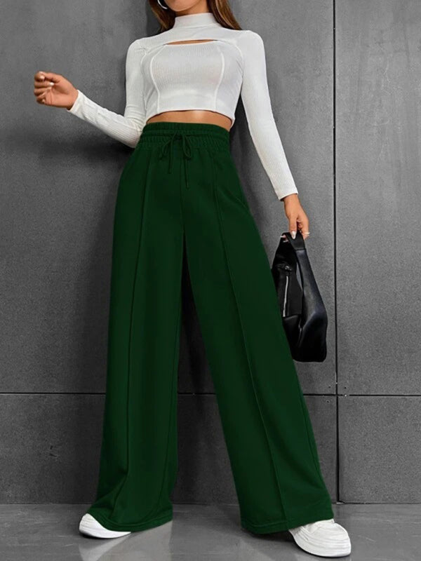 Mae New Straight Leg Loose Sweatpants Wide Leg Pants Outdoor Dance Casual Trousers