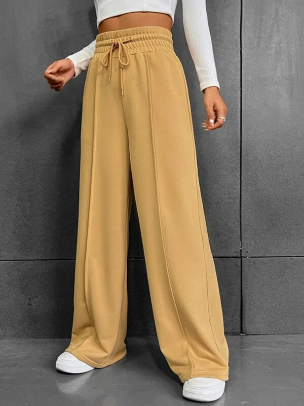 Mae New Straight Leg Loose Sweatpants Wide Leg Pants Outdoor Dance Casual Trousers