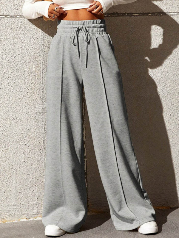 Mae New Straight Leg Loose Sweatpants Wide Leg Pants Outdoor Dance Casual Trousers