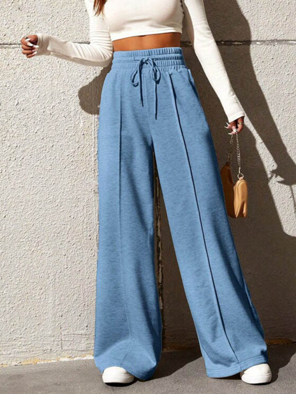 Mae New Straight Leg Loose Sweatpants Wide Leg Pants Outdoor Dance Casual Trousers