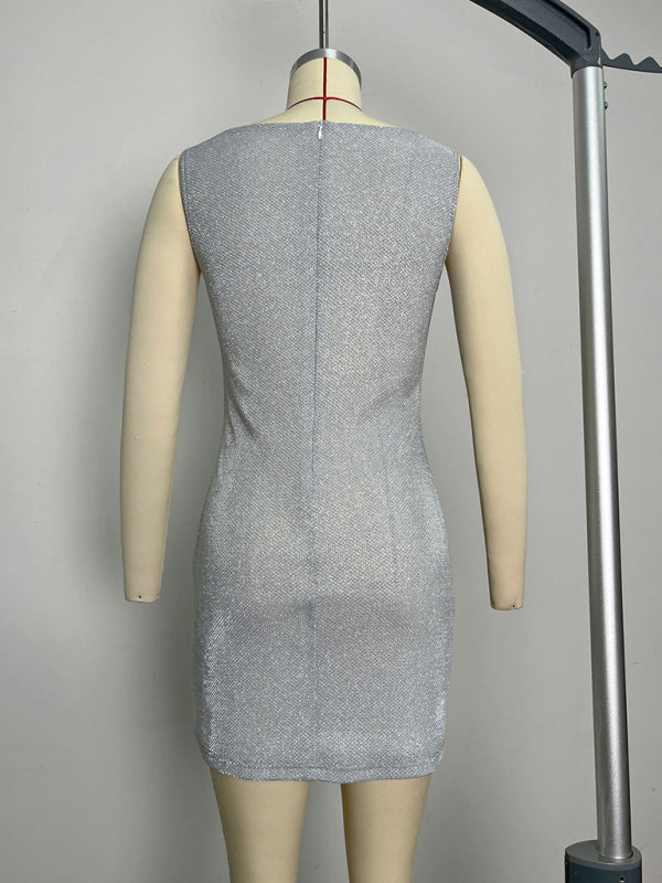 Oakley Women's Sexy Baby's Breath Dress With Flower Hollow Buttocks Dress