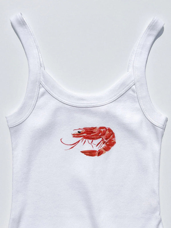 Birdie Women's Simple Printed Hot Girl Camisole Vest