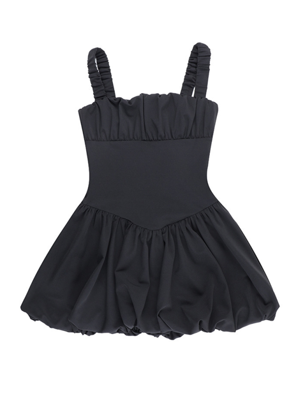Valerie New Style Suspender Fashion Gathered Puffy Dress