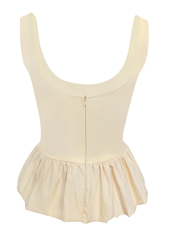 Leocadia Stitching Fashion Casual T-Shirt Vest