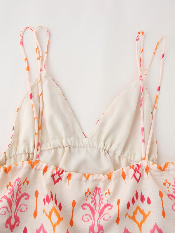 Eira V-Neck Camisole Top With Sequin Embroidery