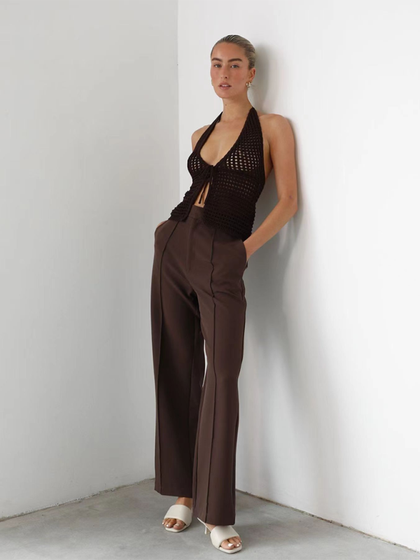 Galilea Fashionable, Sexy And Comfortable Hole-Punch Cardigan With Open Back