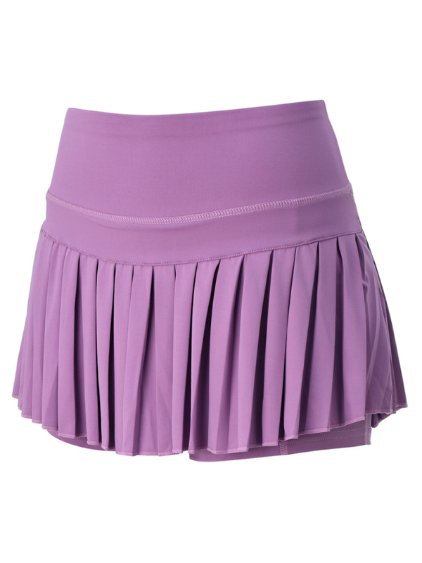 Liana Anti-exposure Outdoor Quick-drying Pocket Culottes Sports Shorts Tennis Pleated Skirt