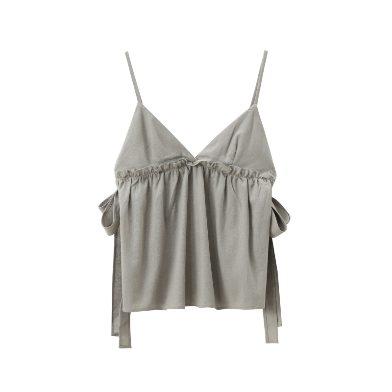 Eowyn New Women's Wear With Lace-Up Ruffled Top