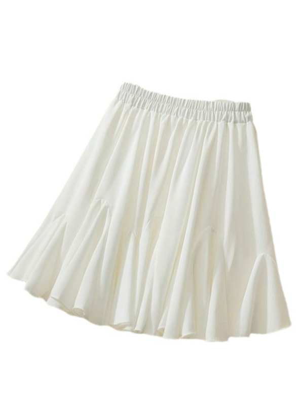 Emmy New Fashion High Waist Pleated Short Skirt