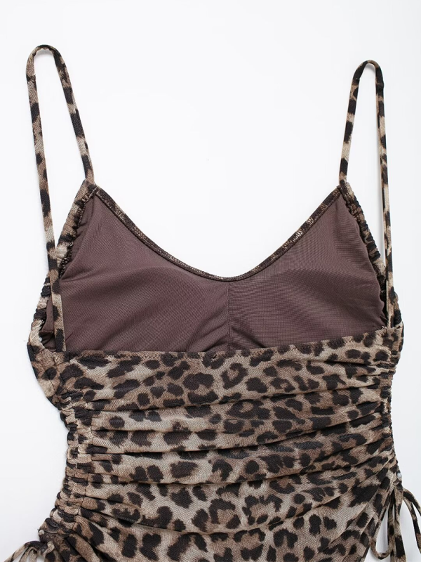 Veda New Animal Print Tulle Swimsuit