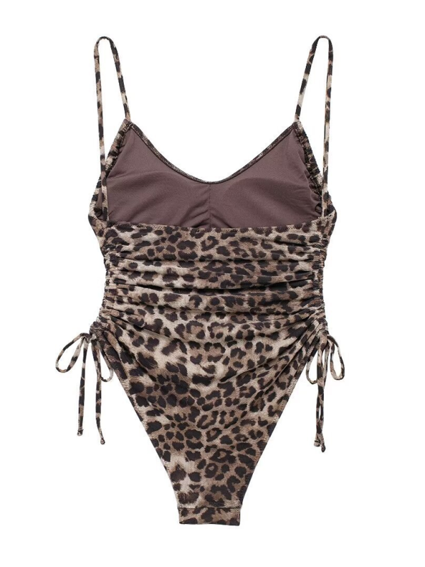Veda New Animal Print Tulle Swimsuit