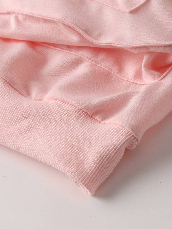 Iyla New Arrival Big pocket Hooded Star Casual Sweatshirt
