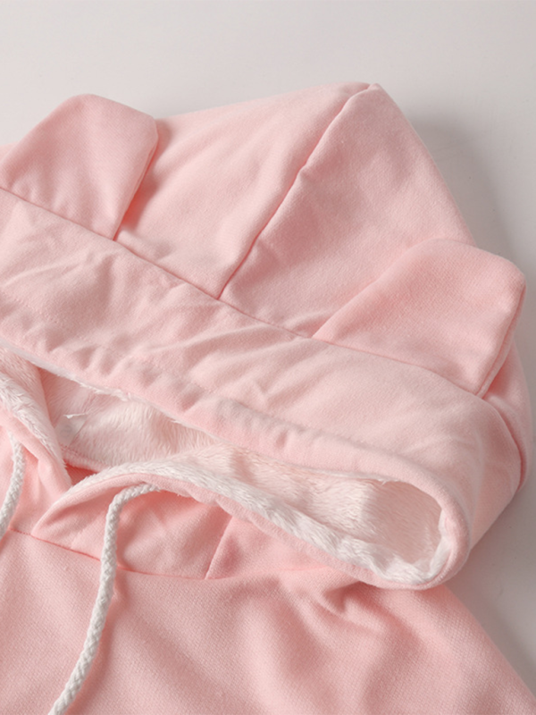 Iyla New Arrival Big pocket Hooded Star Casual Sweatshirt