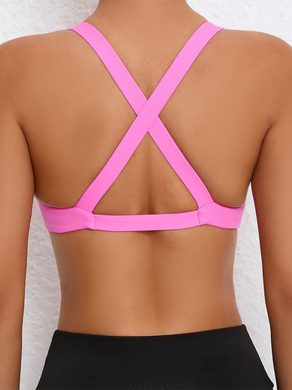 Artemis Tight-Fitting Quick-Drying Sports Yoga Bra For Outdoor Running Cross-Back Fitness Underwear
