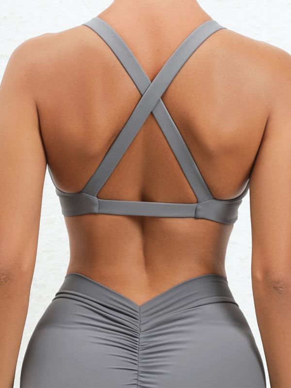 Artemis Tight-Fitting Quick-Drying Sports Yoga Bra For Outdoor Running Cross-Back Fitness Underwear
