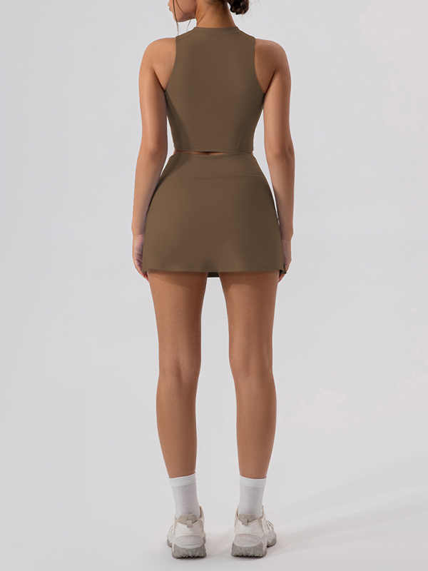 Avayah Hip Skirt Suit Vest Slim Fit Sports Casual Suit