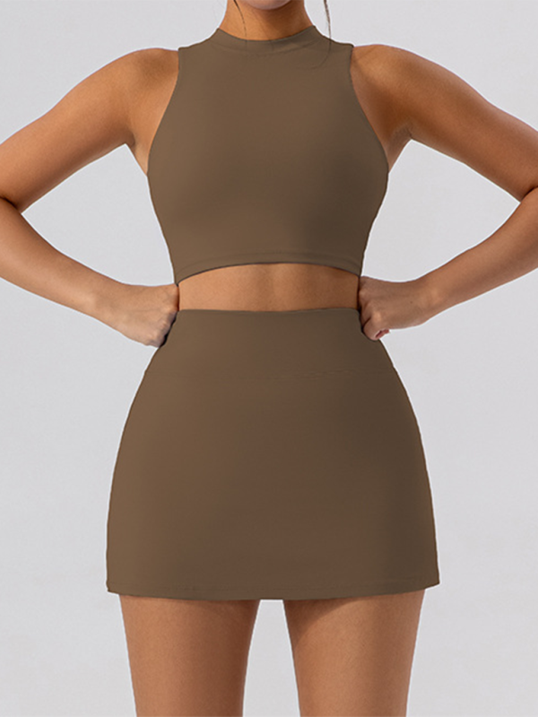 Avayah Hip Skirt Suit Vest Slim Fit Sports Casual Suit