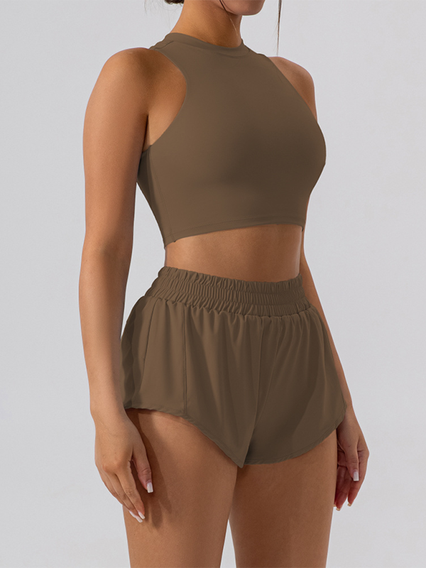 Whitley Vest Slim Fit Sports Casual Shorts Set