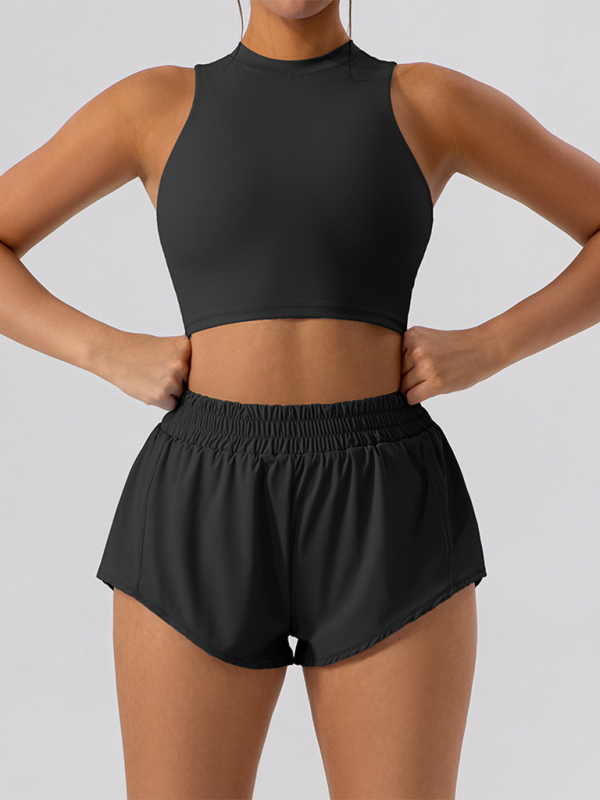 Whitley Vest Slim Fit Sports Casual Shorts Set