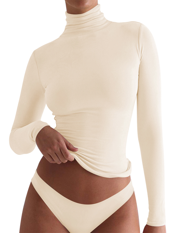 Milani New High Neck Long Sleeve Bottoming Shirt