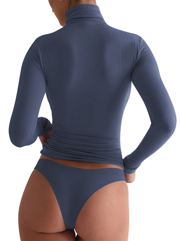 Milani New High Neck Long Sleeve Bottoming Shirt
