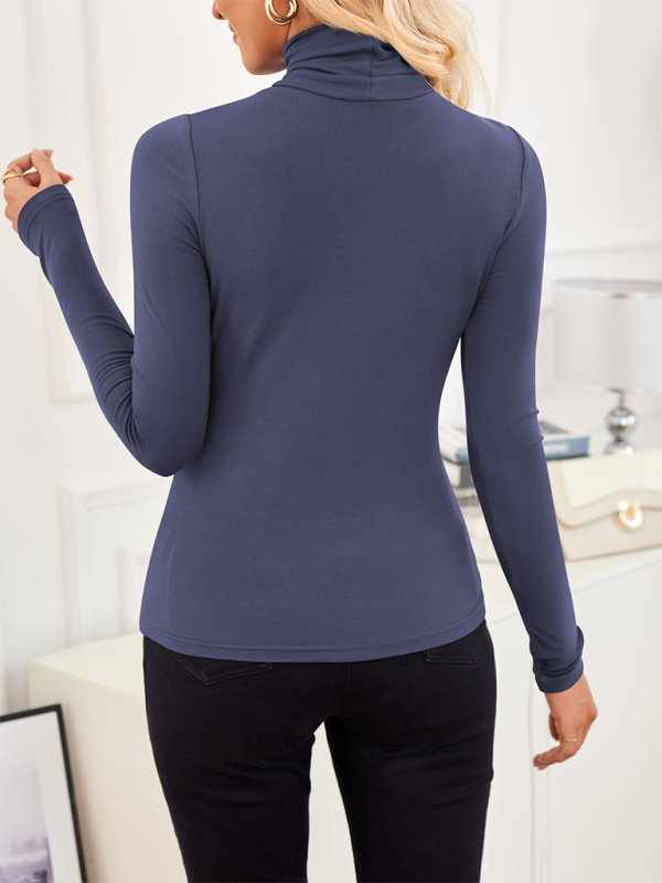 Milani New High Neck Long Sleeve Bottoming Shirt