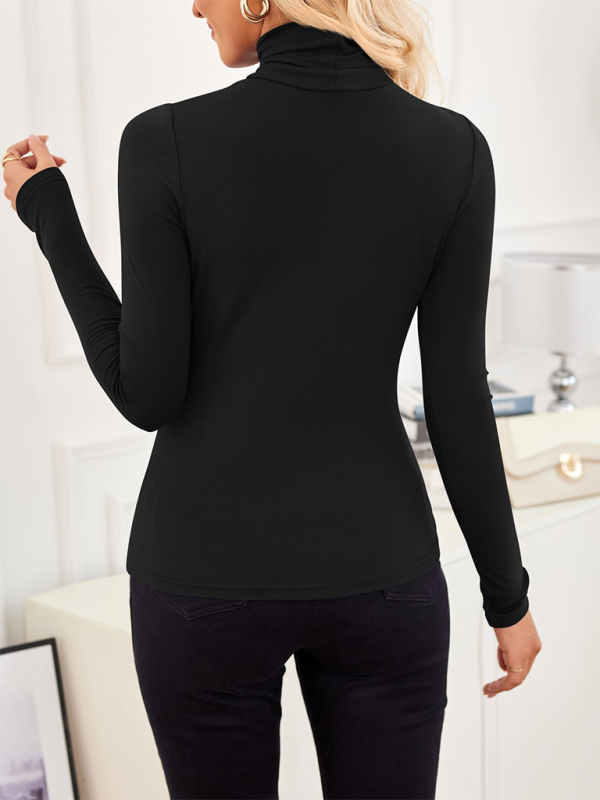 Milani New High Neck Long Sleeve Bottoming Shirt
