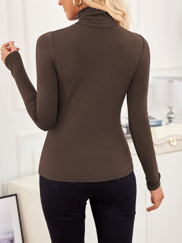 Milani New High Neck Long Sleeve Bottoming Shirt