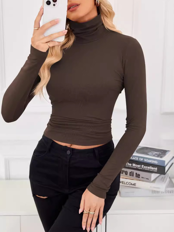 Milani New High Neck Long Sleeve Bottoming Shirt