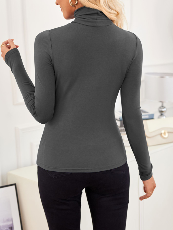 Milani New High Neck Long Sleeve Bottoming Shirt