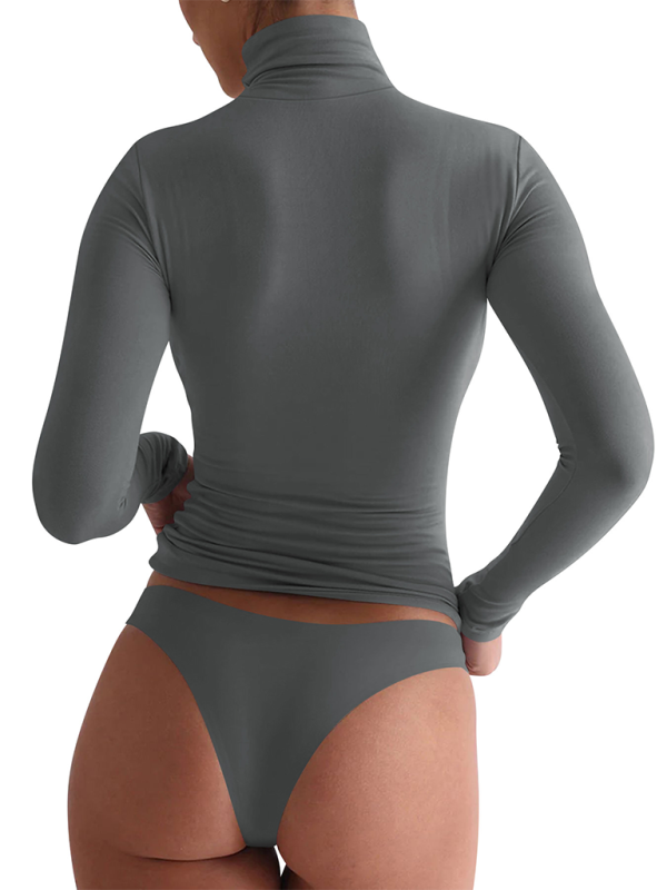 Milani New High Neck Long Sleeve Bottoming Shirt