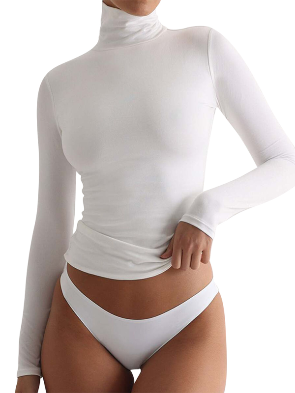 Milani New High Neck Long Sleeve Bottoming Shirt